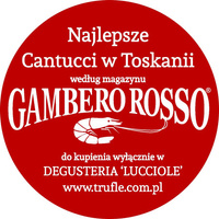 Włoskie biscotti manufakturowe `Cantucci Czekoladowe z Pistacjami i Orzechem Włoskim` 200g